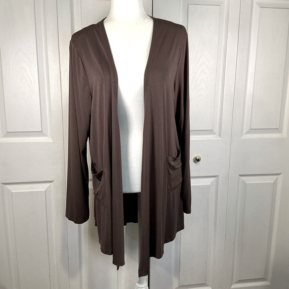 🌹 Town Cat Brown Open Front Top - XXL - Picture 1 of 5